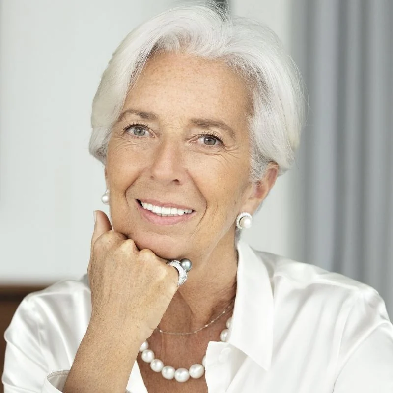 Franskmanden Christine Lagarde er formand for Den Europæiske Centralbank (ECB), EUs pendant til Nationalbanken. Hun blev født 1. januar 1956 i Paris. (Foto: European Central Bank)